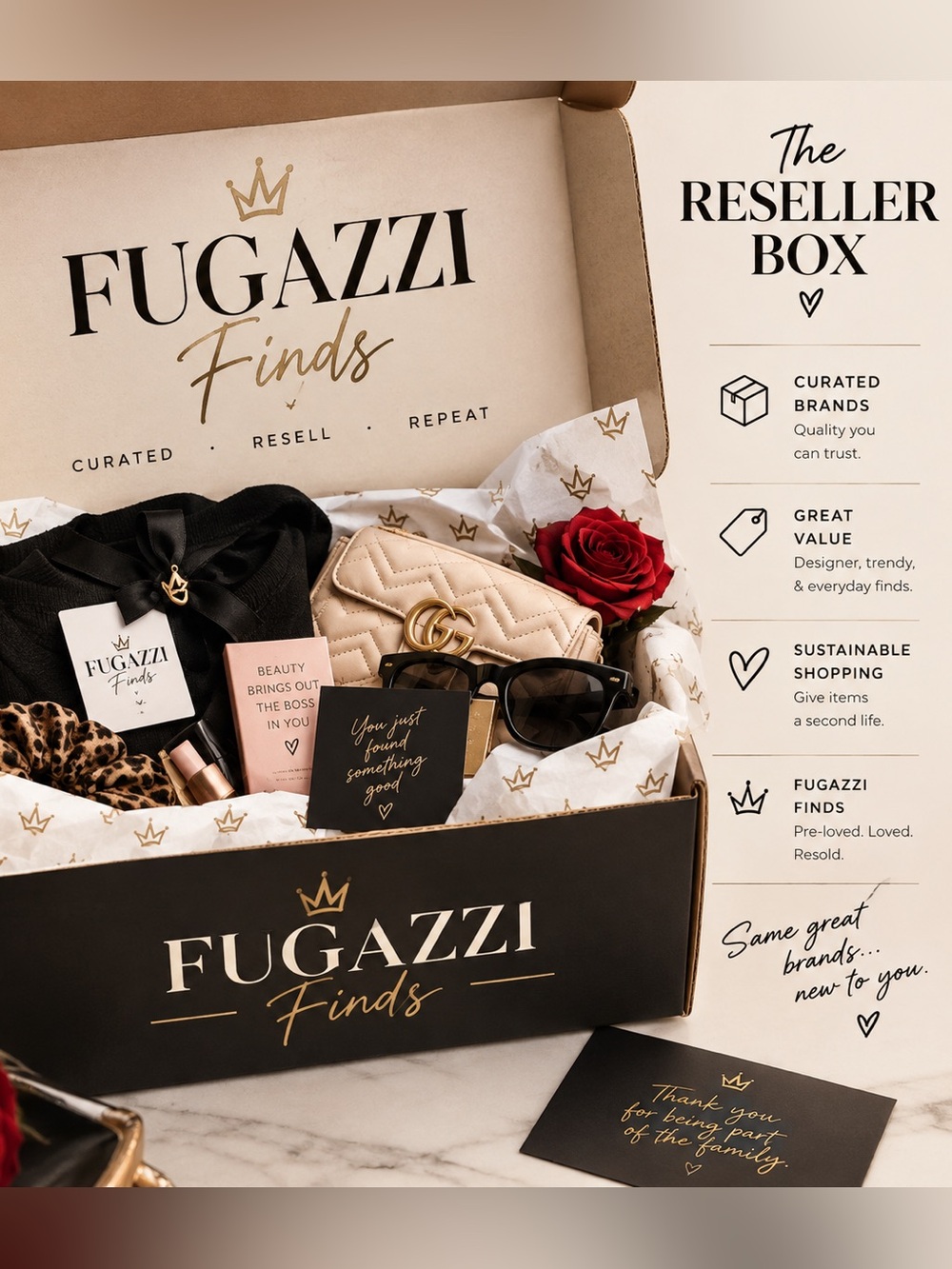 Fugazzi Finds Reseller Box ( buy more get more)